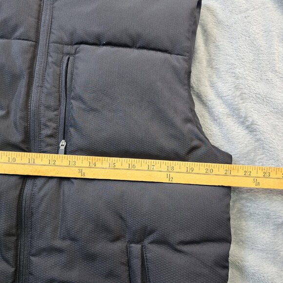 Tek Gear Puffer Vest Mens Small Black Quilted Sleeveless Outdoor Zip Jacket - Picture 6 of 11